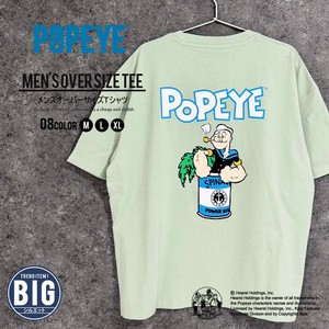 メンズ　POPEYE　オーバーサイズTシャツ　「POP24-101」