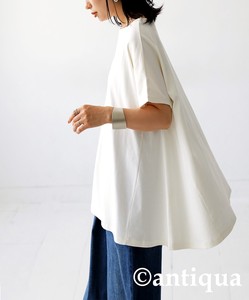Antiqua T-shirt Half Sleeve Plain Color T-Shirt Tops Ladies' Short-Sleeve Cut-and-sew NEW