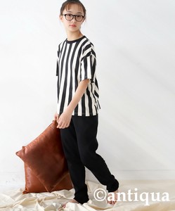 [アンティカ]上下セット ルームウェア ストライプ柄 子供服 ジュニア TMA-00007J【SS】