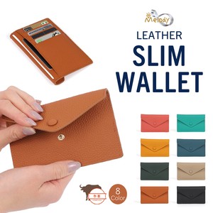Wallet Leather Unisex Genuine Leather Simple