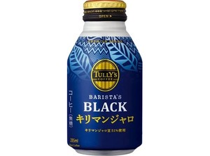 伊藤園 TULLY’S COFFEE BARISTA’S BLACK キリマンジャロ 285mlx24【コーヒー】