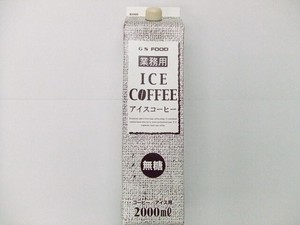 ジーエスフード GS アイスコーヒー 無糖      紙 2Lx18【コーヒー】