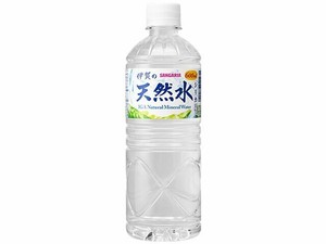 サンガリア 伊賀の天然水     ペット 600mlx24【水・ミネラルウォーター】