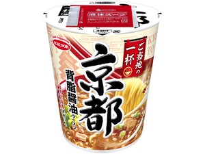 エースコック ご当地の一杯 京都 背脂醤油 62g x12【ラーメン・カップ麺】