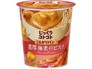 ポッカサッポロ こんがりパン 濃厚ビスク カップ 19.8gx6【スープ・味噌汁】