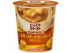 ポッカサッポロ こんがりパン バタチキカレー カップ 23.9gx6【スープ・味噌汁】