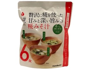 マルコメ プラス糀 即席みそ汁 6食x7【味噌汁・スープ】