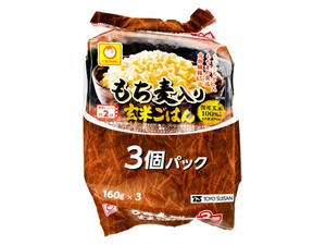 マルちゃん もち麦入り玄米ごはん 3個パック 160gx3x8【パックご飯・米】