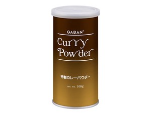 ギャバン 特製カレーパウダー 丸缶 100gx6【レトルト】
