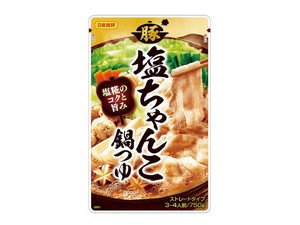 日本食研 豚塩ちゃんこ鍋つゆ 750gx10【だし・つゆ】