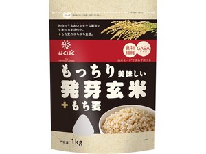 はくばく もっちり美味しい発芽玄米もち麦 1Kgx6【乾物】