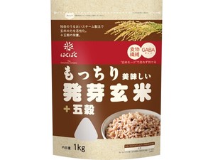 はくばく もっちり美味しい発芽玄米＋五穀 1Kgx6【乾物】