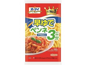 オーマイ 早ゆでペンネマカロニ 160gx16【パスタ・マカロニ】