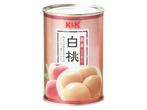 K&K 白桃 425g x12【缶詰】