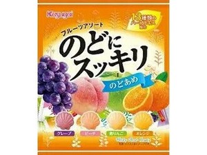 春日井 のどにスッキリ フルーツアソート 47gx12【飴・グミ・ガム】