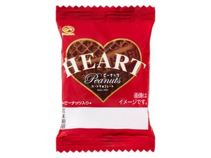 不二家 ミニハートチョコレートピーナッツ 1枚x40【チョコ】