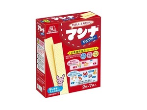 森永製菓 マンナウェファー 14枚x6【チョコ・ビスケット】