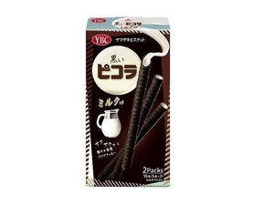 ヤマザキビスケット 黒いピコラ ミルク味 10本x10【チョコ・ビスケット】