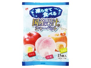 エースベーカリー 凍らせて国産果汁のシャーベット 15個x16【和菓子・焼き菓子】
