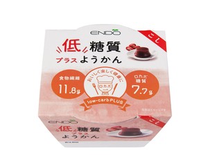 遠藤製餡 低糖質＋ようかん こし 90gx24【和菓子・焼き菓子】