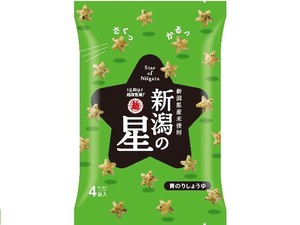 越後製菓 新潟の星 青のりしょうゆ 80gx12【米菓・せんべい】