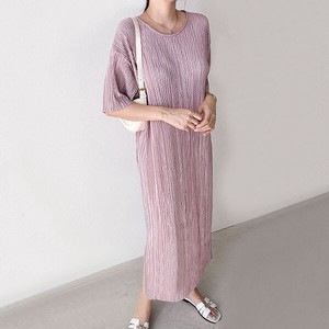 Casual Dress Side Slit One-piece Dress