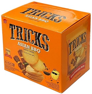 【トリックス】トリックス　ベイクドチップス　アジアンBBQ　180g（15g×12袋）