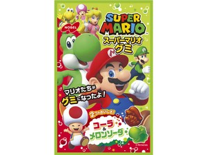 ノーベル マリオグミコーラ＆メロンソーダ 50gx6【飴・グミ・ガム】