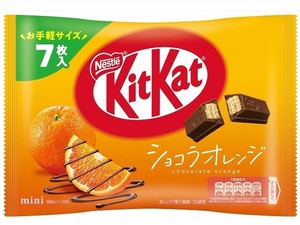 【クール便対象商品】ネスレ キットカットミニショコラオレンジ 7枚x6【チョコ】