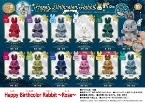 「ぬいぐるみ」Happy Birthcolor　Rabbit 〜Rose〜