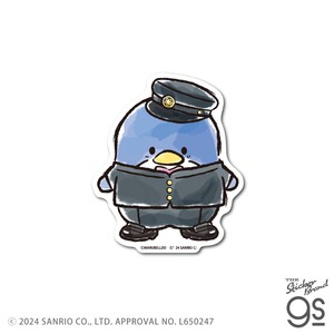 マルベル堂×はぴだんぶい ダイカットステッカー タキシードサム サンリオ キャラクター グッズ SAN104
