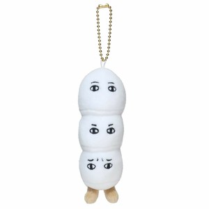 【マスコット】大人の図鑑 ぬいぐるみキーホルダー 三段メジェド