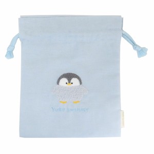 【巾着袋】ゆるすいみー きんちゃくポーチ ペンギン