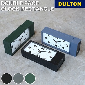 DULTON ダルトン H21-0362 ダブルフェイスウォールクロック レクタングル PX