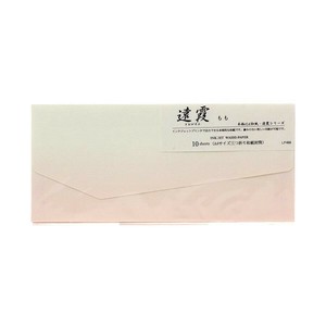 和紙封筒 A4用 三ツ折 遠霞シリーズ もも LF468