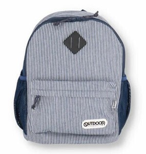 [スリーアローズ] OUTDOORヒッコリーリュック　ネイビー　M