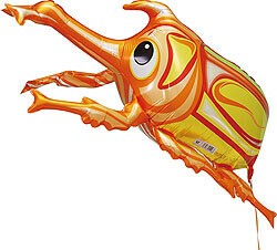 ｶﾌﾞﾄﾑｼﾊﾞﾙｰﾝ（3D）ｵﾚﾝｼﾞ　夏祭り・夏イベント・夏