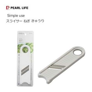 スライサー ねぎ きゅうり 薬味 小口切り 日本製 ホワイト Simple use CC-1595 パール金属