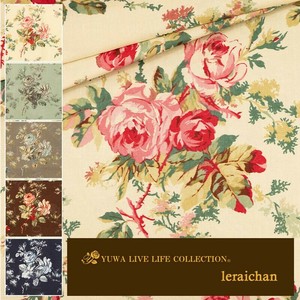 有輪商店 YUWA 70ローン ラスターグロス "leraichan" [A:White] / 生地 布 / 全5色 / 339066