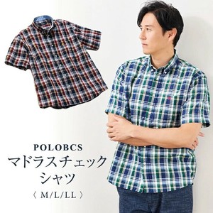 POLOBCS）マドラスチェックシャツ