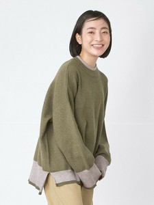 配色ニットプルオーバー　3色展開　M