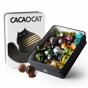 CACAOCAT缶 ミックス 14入り WHITE　チョコレート　ねこギフト