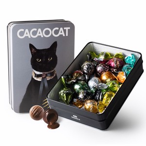 CACAOCAT缶 ミックス 14入り CAT　チョコレート　ねこギフト