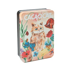 【在庫なくなり次第終売】CACAOCAT缶 ミックス 14個入り FLOWER　チョコレート　ねこギフト