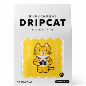 【ドリップコーヒー】(NEW)DRIPCAT コロンビアブレンド 4袋入り　ねこギフト
