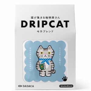 【ドリップコーヒー】(NEW)DRIPCAT モカブレンド 4袋入り　ねこギフト