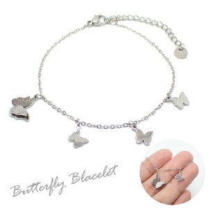 Stainless Steel Bracelet Butterfly Stainless Steel Drop 1-pcs