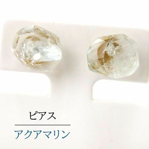 耳环 不锈钢 天然石 日本制造