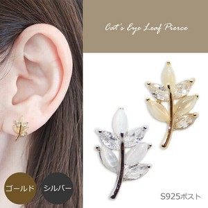 Pierced Earrings Silver Post