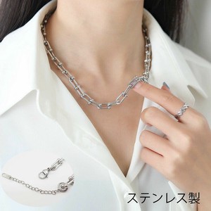 ステンレス【20 チェーンネックレス  シルバー 】 カニカン 金属アレルギー対応